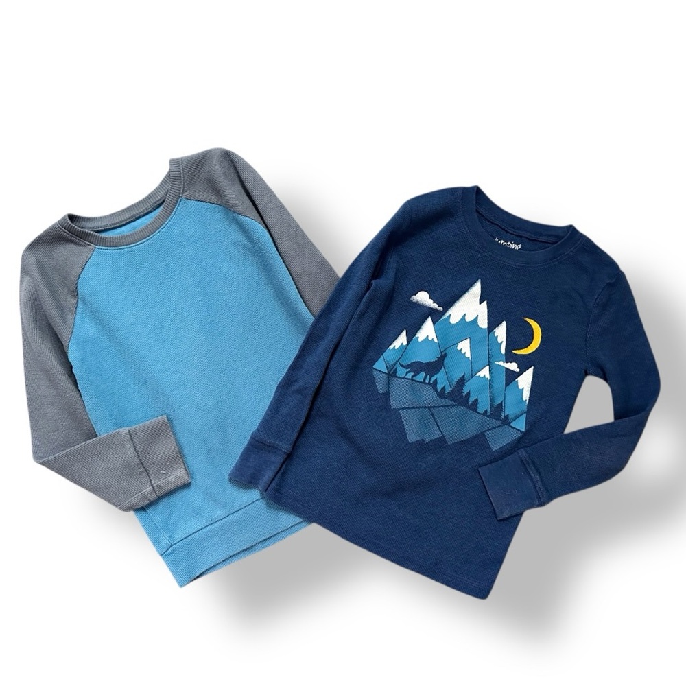jumping beans | Long Sleeve Waffle Knit Tees (6)
